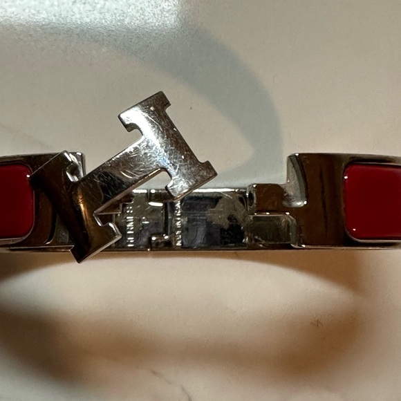 Hermes Clic H Enamel Bangle Bracelet - Picture 3 of 9
